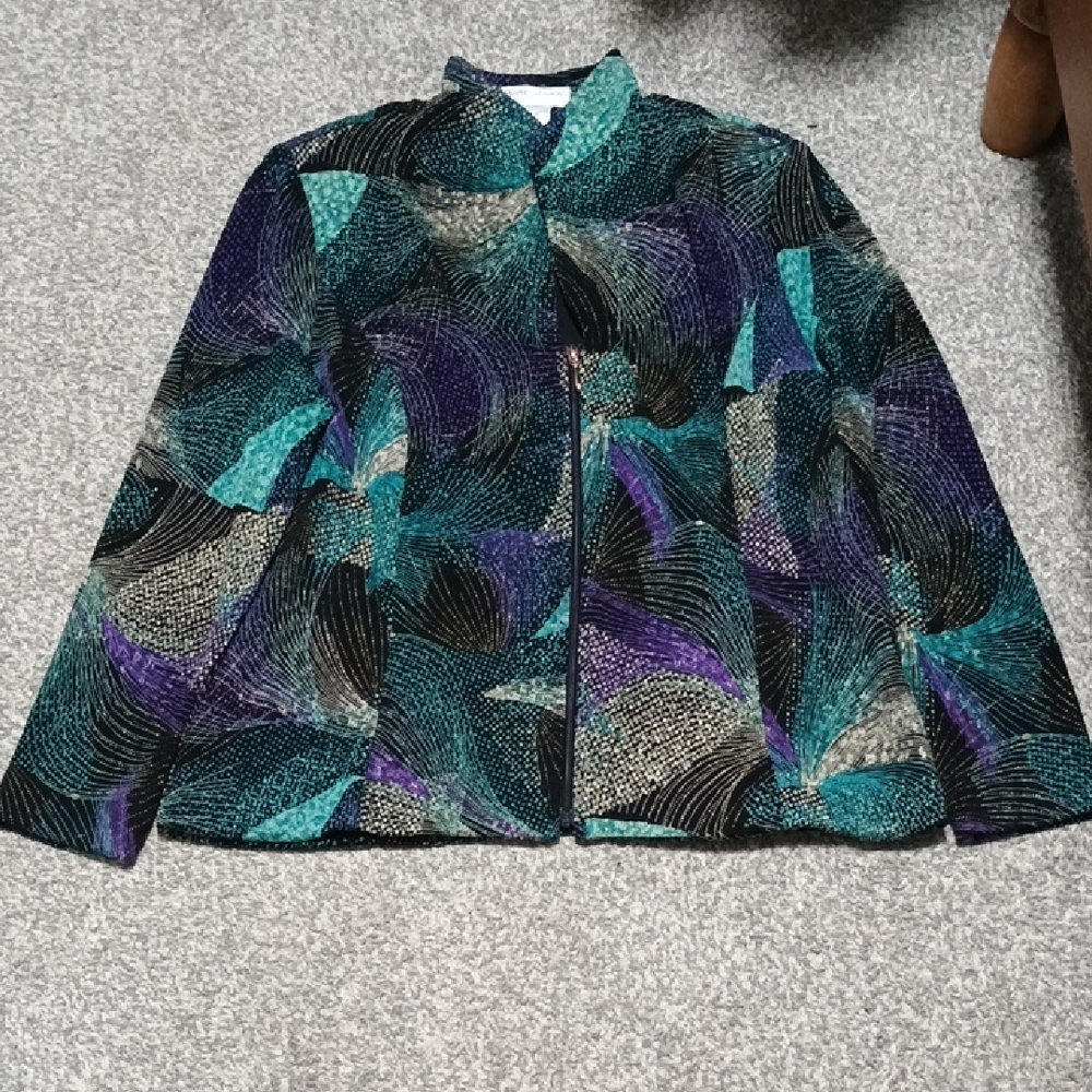 Women's Y2K Multicolor Patterned Blouse